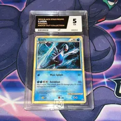 Lugia ~ HGSS02 ~ Holo Swirl ~ PROMO ~ ACE GRADING 5 EX ~ Pokemon Card - Image 1