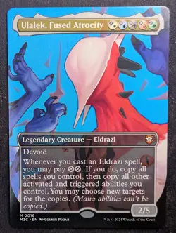 Ulalek, Fused Atrocity - Borderless - Modern Horizons 3 Commander (MTG) - Image 1