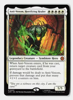 Anti-Venom, Horrifying Healer 1 Marvel's Spider-Man Magic: The Gathering NM - Image 1