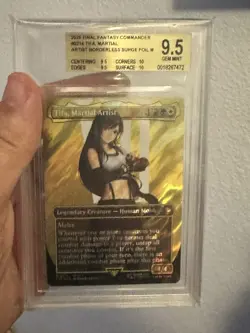Tifa, Martial Artist (Borderless) (Surge Foil) Commander: Final Fantasy Foil - Image 1