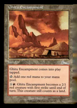 Urza's Legacy #141 Ghitu Encampment - Image 1