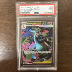 PSA 9 Mega Charizard X EX 109/094 Ultra Rare - Image 1