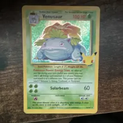 Pokemon TCG Venusaur Base Set Holo Rare celebrations 15/102 1999 English 100HP - Image 1