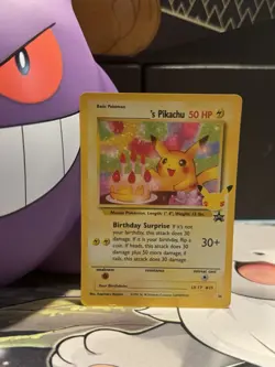 Pokemon TCG ______'s Pikachu Holo Promo Wotc Promo #25 English 50 HP - Image 1