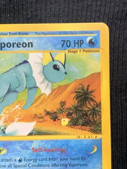Pokemon TCG Vaporeon 033/144 Skyridge Rare NM - Image 4