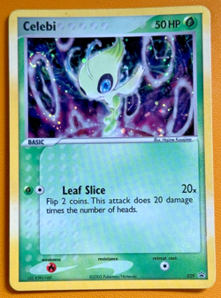 Celebi 2005 Pokemon Nintendo Black Star Promo #029 LP+ - Image 1