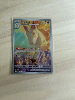 Rapidash 189/182 Destined Rivals Illustration Rare Full Art Holo - Image 1
