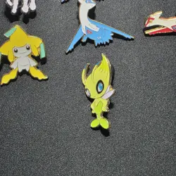 Pokemon TCG Pins Palkia Celebi Latios Latias Jirachi Lot of 7 Pins - Image 4