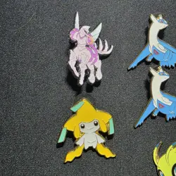Pokemon TCG Pins Palkia Celebi Latios Latias Jirachi Lot of 7 Pins - Image 5