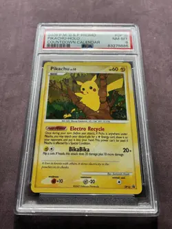 Pokemon PIKACHU DP16 HOLO COUNTDOWN CALENDAR Stamp Promo PSA 8 - Image 4