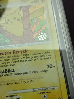 Pokemon PIKACHU DP16 HOLO COUNTDOWN CALENDAR Stamp Promo PSA 8 - Image 5
