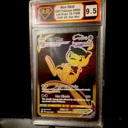 Pokemon Mew VMAX Secret Rare TG30 Lost Origin Full Art Holo 310 HP Graded 3-D - Image 1