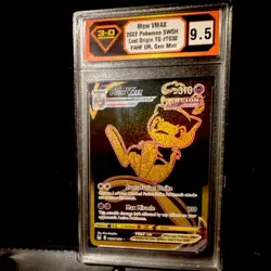 Pokemon Mew VMAX Secret Rare TG30 Lost Origin Full Art Holo 310 HP Graded 3-D - Image 2