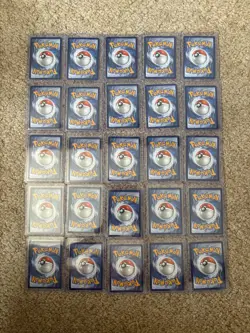 LOT OF (25) Pokemon Pikachu 051/162 Cosmos Holo 2026 Pokemon DAY - 10+ Swirls - Image 2