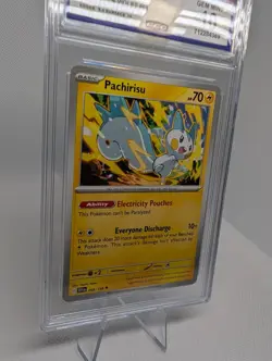 CCG 10 GEM MINT 2023 POKEMON SVI SCARLET VIOLET PACHIRISU #068 Graded TCG Card - Image 2