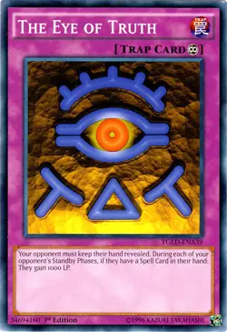 The Eye of Truth - YGLD-ENA39 - Common - 1st Edition - Moderately Played - Image 1