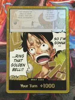 Bandai One Piece Card Game Monkey D. Luffy Don!! Your Turn +1000 EDO5-CE00 - Image 1