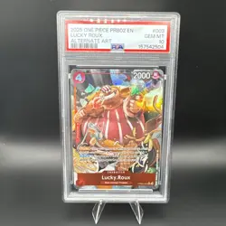 One Piece English PRB02 LUCKY ROUX Alternate Art PSA 10 #003 - Image 1