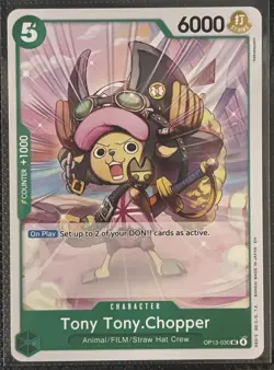 Tony Tony.Chopper OP13-030 UC One Piece Carrying On His Will Card - Image 1