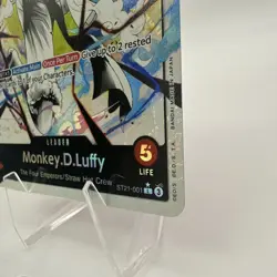 One Piece TCG EN Monkey D. Luffy ST21-001 Leader Parallel Alt Art Gear 5 Starter - Image 4