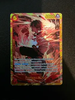 One Piece Card Game Portgas.D.Ace OP16-118 Secret Rare - Image 1