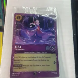 Glimmer Foil Elsa The Fifth Spirit Disney Frozen Lorcana Gift Box Promo - Image 1