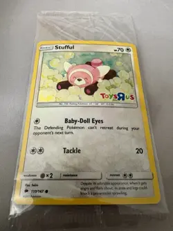 Stufful Toys R Us Burning Shadows Pokemon Promo Cards - Image 1