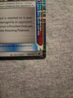 Trainer Rock Guard Ace Spec Holo Pokemon Card. 108/116 - Image 4