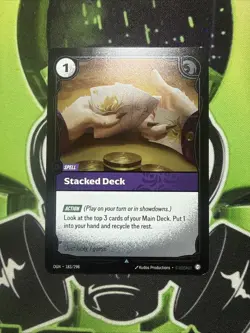 Stacked Deck 183/298 Foil Origins Riftbound League of Legends NM - Image 1