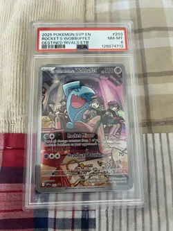 Team Rocket's Wobbuffet 203 Sv: Scarlet & Violet Promo Cards Holo - Image 1