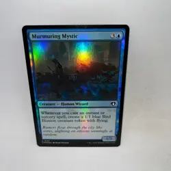 Murmuring Mystic 107 Common Commander Masters Magic: The Gathering Foil LP - Image 1