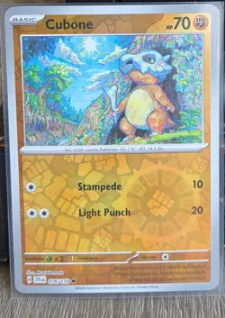 Cubone 076/159 Journey Together Pokemon Reverse Holo Near Mint - Image 1