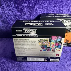 Pokemon Evolving Skies ETB Elite Trainer Box Lot EMPTY with Code Card - Image 4