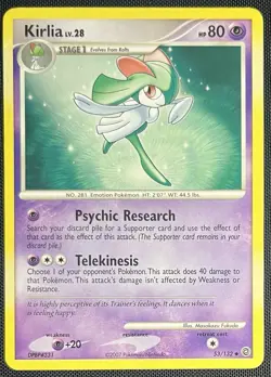 Kirlia 53/132 Pokemon English Diamond & Pearl Secret Wonders 2007 - Image 1