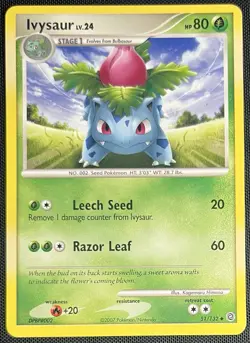 Ivysaur 51/132 Pokemon English Diamond & Pearl Secret Wonders 2007 - Image 1
