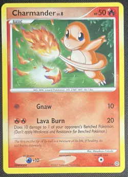 Charmander 82/132 Pokemon English Diamond & Pearl Secret Wonders 2007 - Image 1