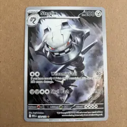 Pokemon TCG Steelix 150/132 Full Art Rare Holo Mega Evolutions Mint Condition - Image 1