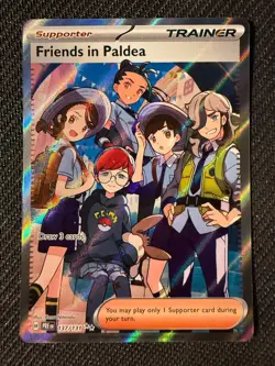 Pokemon TCG Friends in Paldea 137/131 Ultra Rare SV: Prismatic Evolutions - Image 1