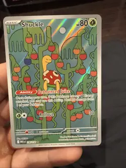 2025 Pokemon TCG English Mega Evolution MEG EN 136/132 Shuckle Holo - Image 1