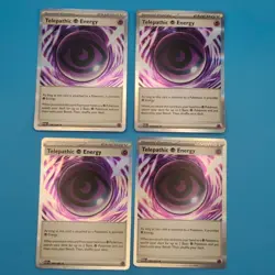 4x Telepathic Psychic Energy 088/088 Playset Perfect Order POR Pokemon TCG NM - Image 2