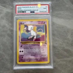 2000 Mew 8 Pokemon Black Star Promo Mint PSA 9 Brand New Slab - Image 1