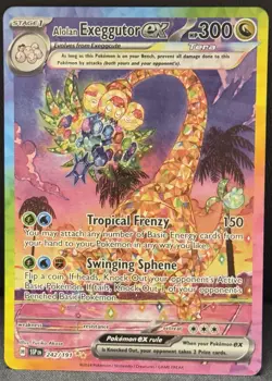 Pokemon Alolan Exeggutor ex SIR 242/191 Surging Sparks - Image 3