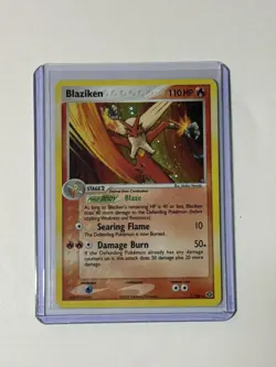 Blaziken 1/106 Holo Rare Pokemon EX Emerald M/NM - Image 1