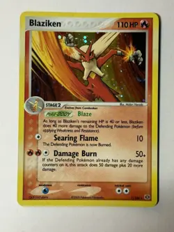 Blaziken 1/106 Holo Rare Pokemon EX Emerald M/NM - Image 2