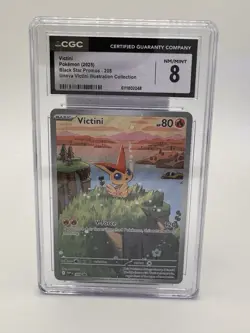 Pokemon CGC 8 Victini Black Star Promo - Image 1