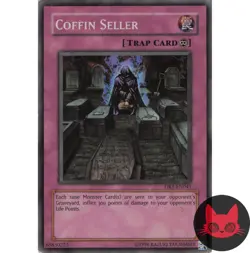 Yugioh Coffin Seller DR1-EN041 Super Rare MP - Image 1