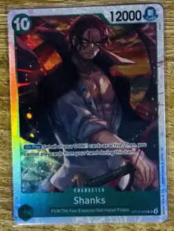 4 x One Piece TCG OP13-028 Super Rare (SR) Shanks NM English (Playset) - Image 2