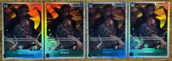 4 x One Piece TCG OP13-028 Super Rare (SR) Shanks NM English (Playset) - Image 3