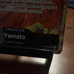 One Piece Yamato Alt Art OP16-098 SR The Time of Battle ENGLISH - Image 2