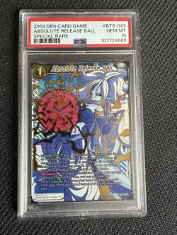 Absolute Release Ball SPR BT8-043 Foil Android 21 Dragon Ball Card Game PSA 10 - Image 1
